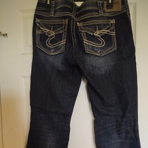Silver bootcut jeans